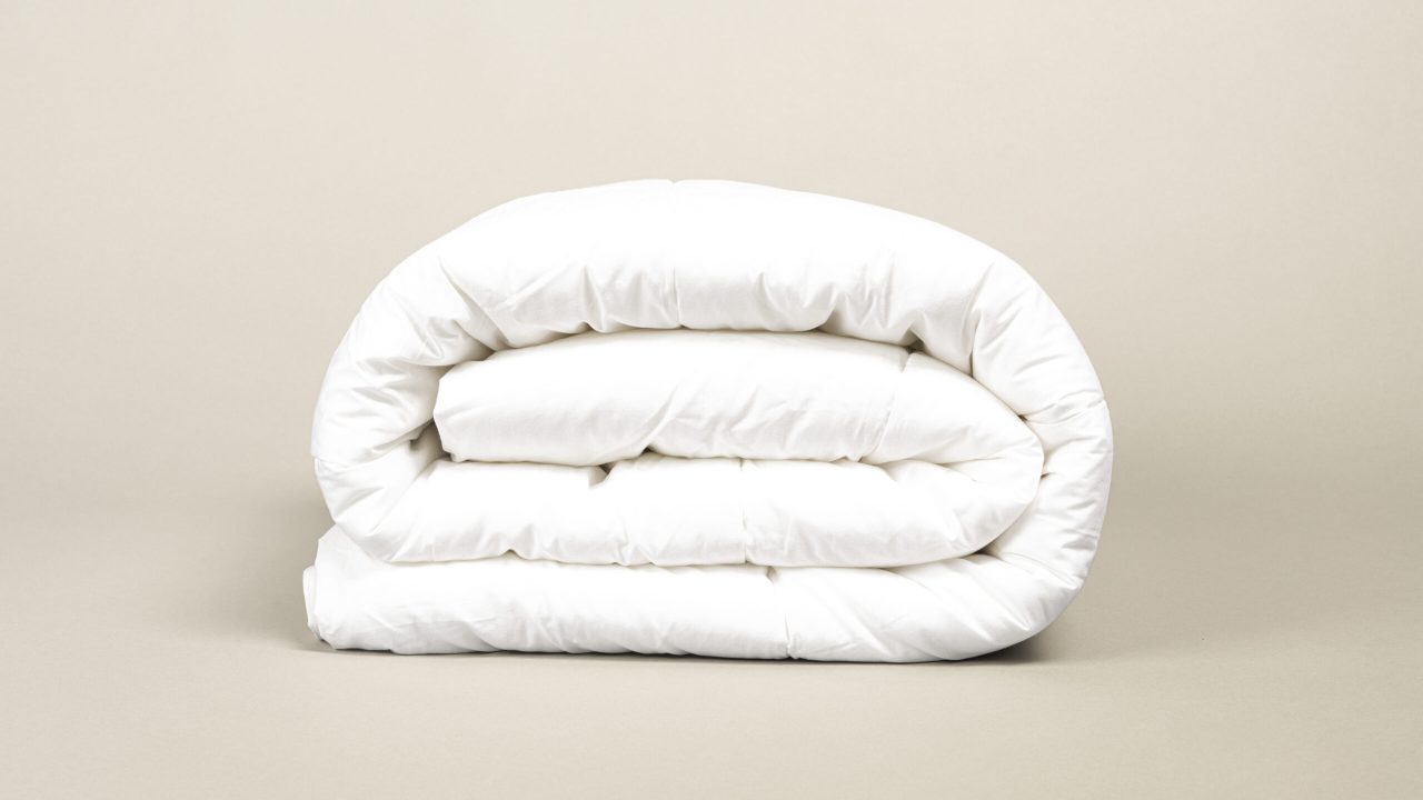 Folded down duvet bedding Folded down duvet bedding